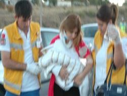 Zincirleme kazada 1 i bebek 9 yaralı