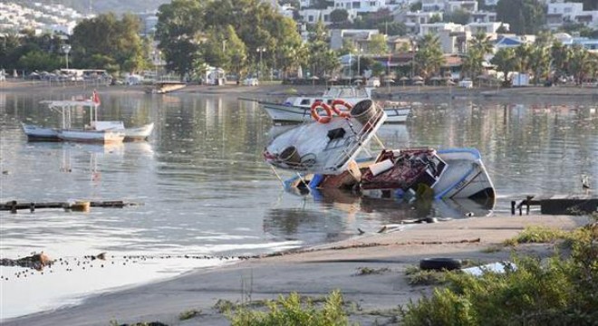 Bodrum da şok görüntü! Kandilli açıkladı: Tsunami...