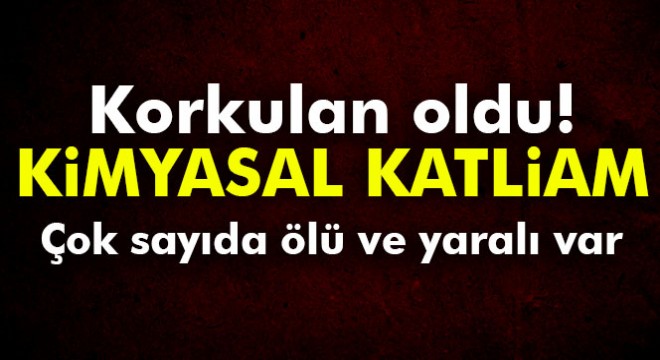 Rejim uçaklarından İdlib e klor gazlı saldırı: 67 ölü